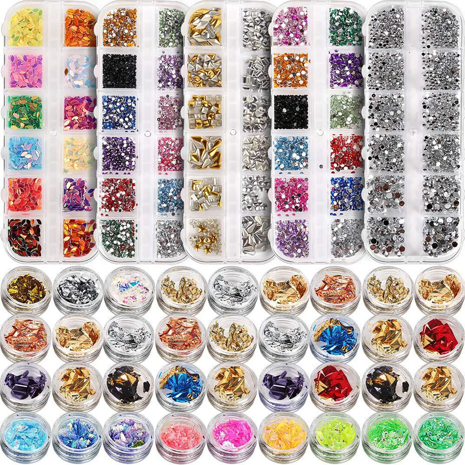 

Nails Decoration Rhinestones Pots Nail