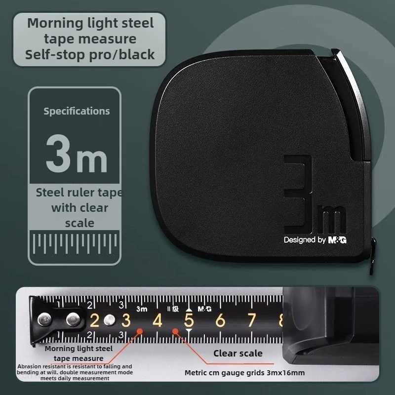 

Xiaomi 3/5M самоблокирующаяся стальная измерительная лента, утолщенная высокоточная прочная выдвижная стальная лента, деревообрабатывающие измерительные инструменты