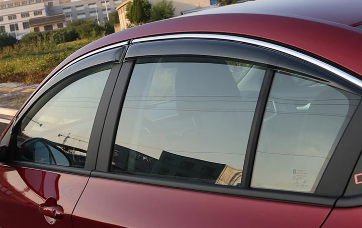 Дефлектор окна козырек от дождя/солнца вентиляционное отверстие для Chevy cruze 2017 2018