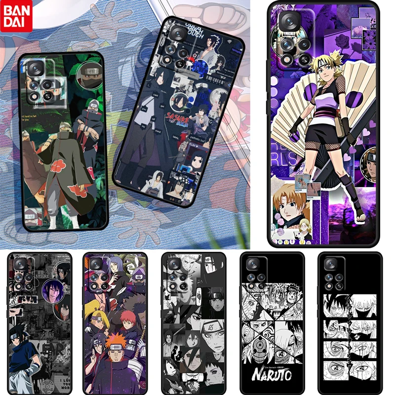 

Jigsaw Naruto Cute Cartoon For Xiaomi Redmi Note 11 10 11T 10S 9 9S 8 7 5G 4G TPU Soft Black Phone Case Fundas Coque Capa Cover