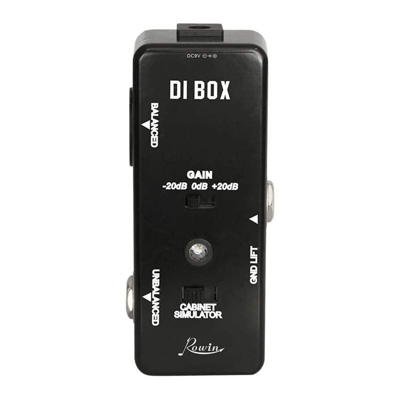 

Rowin DI BOX LEF-331 Micro-DI с Sim-картой кабины и педалью для создания гитарных эффектов True Bypass