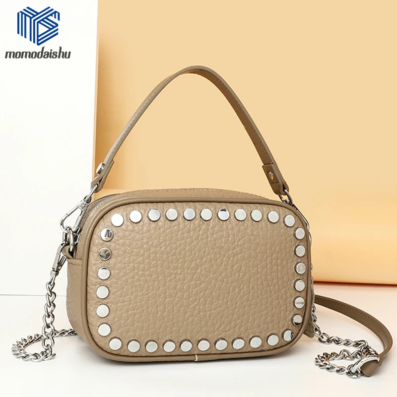 

Повседневная модная женская сумка из натуральной кожи, маленький мессенджер на ремне, роскошные сумки через плечо для женщин