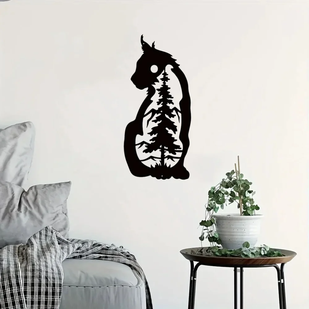 Очаровательный Металлический Знак С Монограммой Волка Уникальный Подарок Для