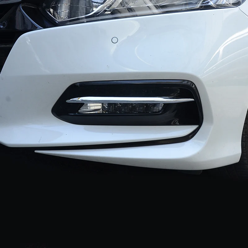 

front fog light decorative strips fog light decorative frame body bright strips modified For Honda Accord 10 2018 2019 2020