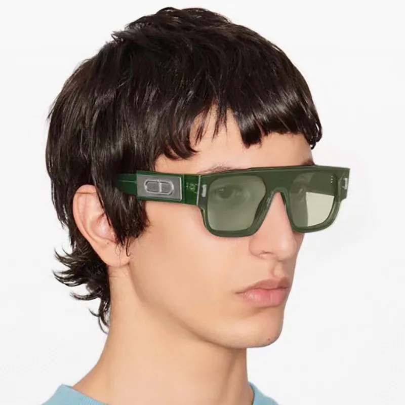 

2022 New Fashion Lady Oversize Rimless Square Bee Sunglasses Women Men Small Bee Glasses Gradient Sun Glasses Female UV400