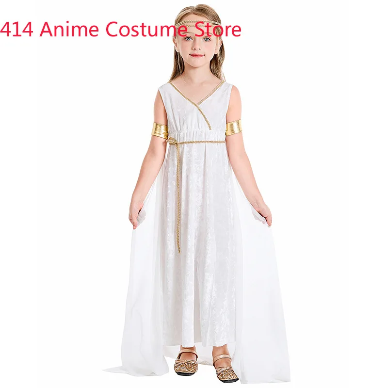 Детский костюм греческой богини атенийская Греческая богиня платье для девочек