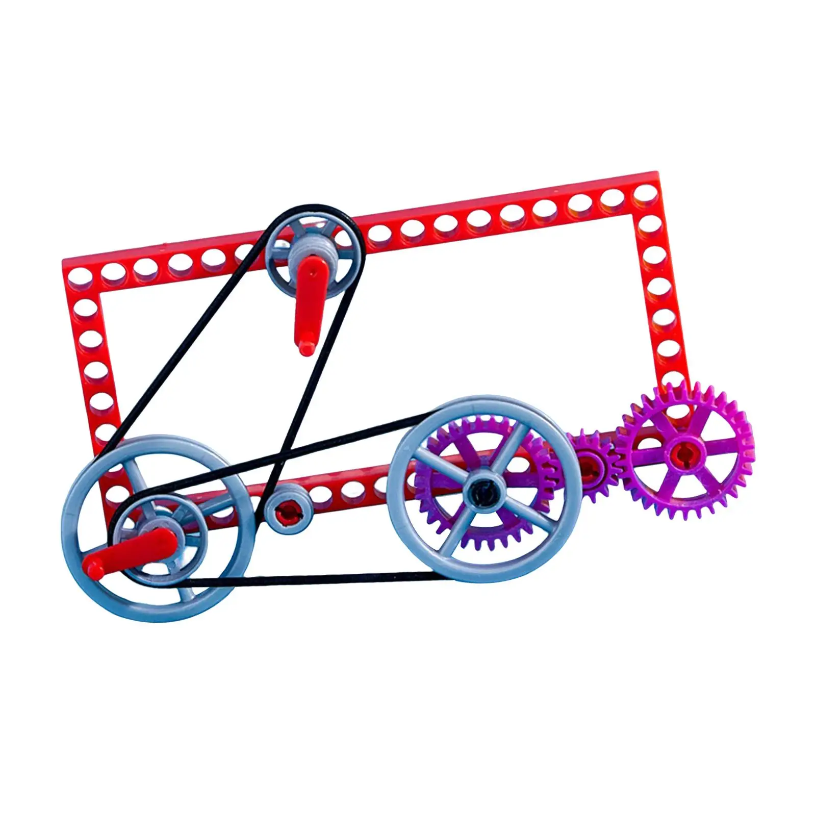

DIY Belt Pulley Gears Toys Learning Educational Toy DIY Model Kit for Gifts