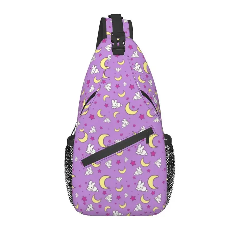 

Cool Sailor Usagi Moon Sling Bag for Traveling Men's Anime Manga Crossbody Chest Backpack Shoulder Daypack