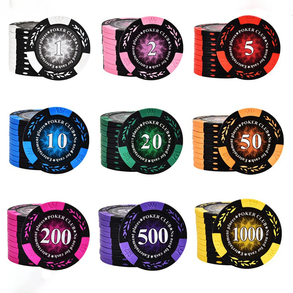 

10 шт. глиняные фишки для покера, различные наименования, профессиональные развлекательные игры, монеты для казино, развлекательные монеты
