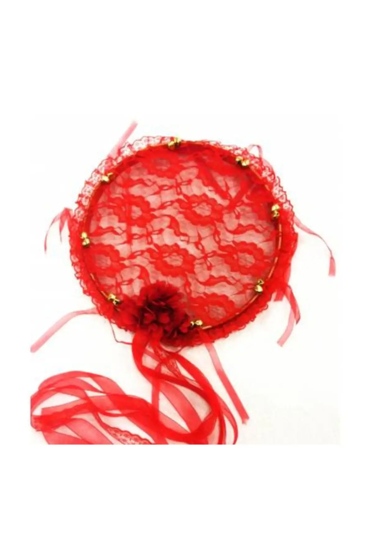 

Cermet Trim DnyasKna Tambourine Red (25 cm) ruched of Tambourine Bridal Tambourine henna bride veil welon