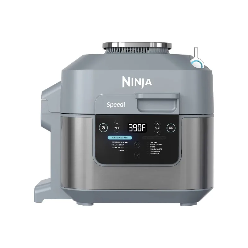 

Ninja Speedi Rapid Cooker & Air Fryer, SF300, 6-Qt. Capacity, 10-in-1 Functionality, Meal Maker, Sea Salt Gray