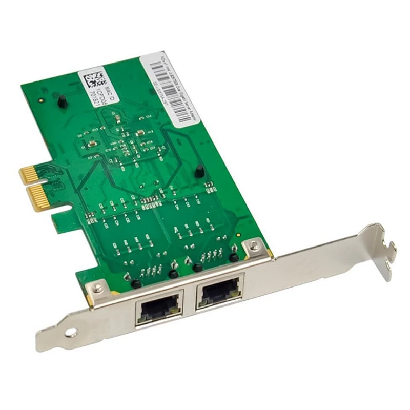 PCI-E X1 гигабитный Ethernet-порт сетевая карта 1000M Pcie двойной электрический порт RJ45 82575EB