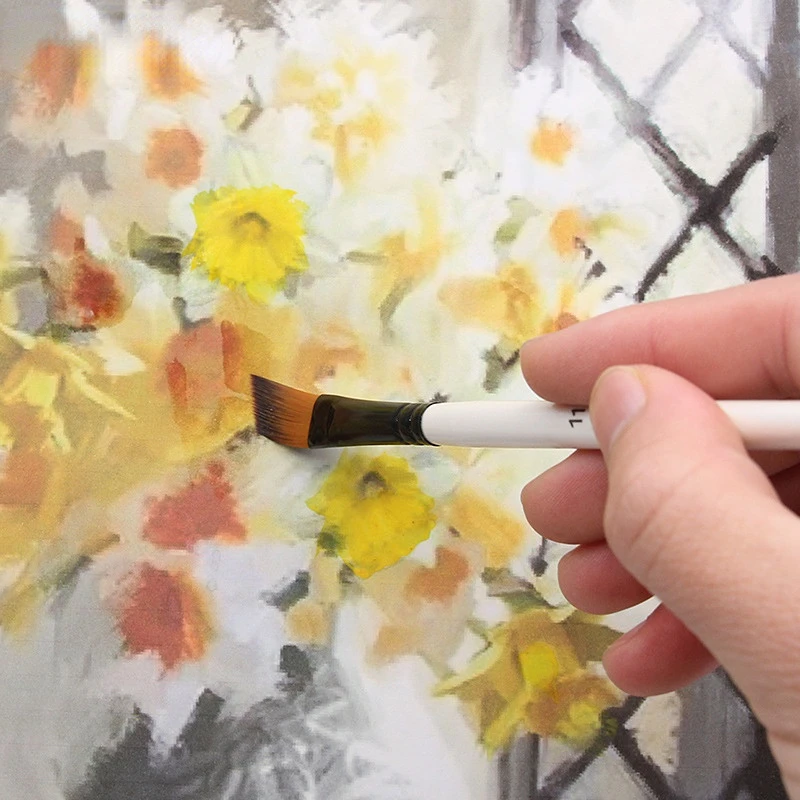 

12 шт./набор, Детские нейлоновые кисти для рисования