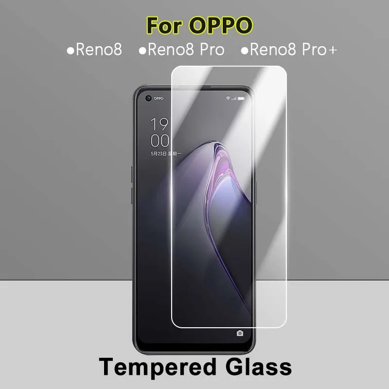 

5 шт. Защитная пленка для экрана для OPPO Reno8 Reno 8 Pro Plus Lite ультратонкое прозрачное 2.5D 9H твердое Закаленное стекло Защитная пленка