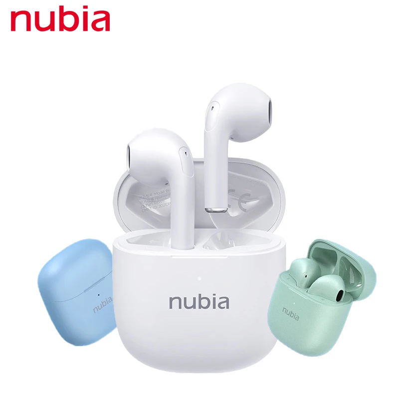 

Игровые наушники Nubia C1 TWS, беспроводные наушники Bluetooth 5,3 Nubia Neosound C1 TWS, 60 мс, ультра низкая задержка, 40 часов заряда батареи IPX4