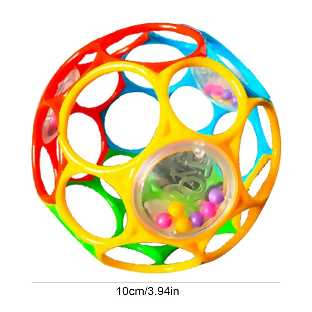 Детский захватывающий мяч Oball грабббер отверстие Погремушка ручная ловушка