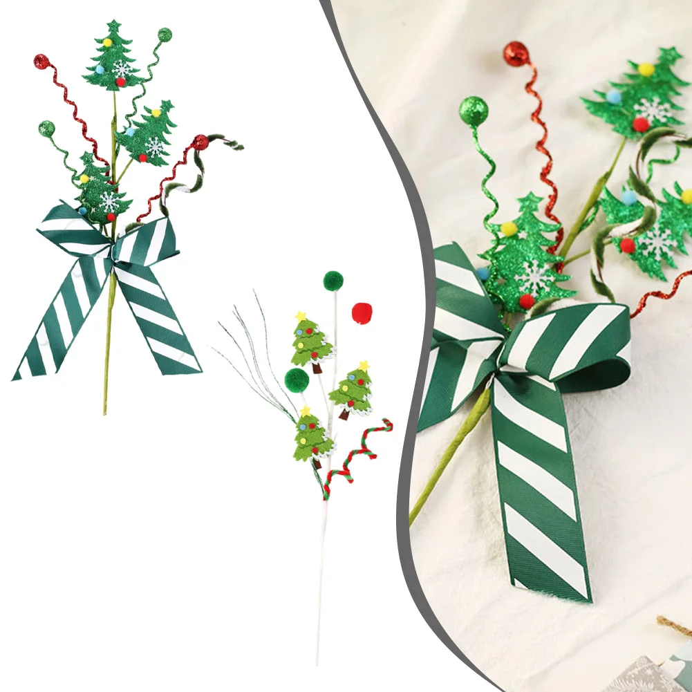 Рождественская елка букеты конфеты колокольчики вырезки для дома вечеринки сада