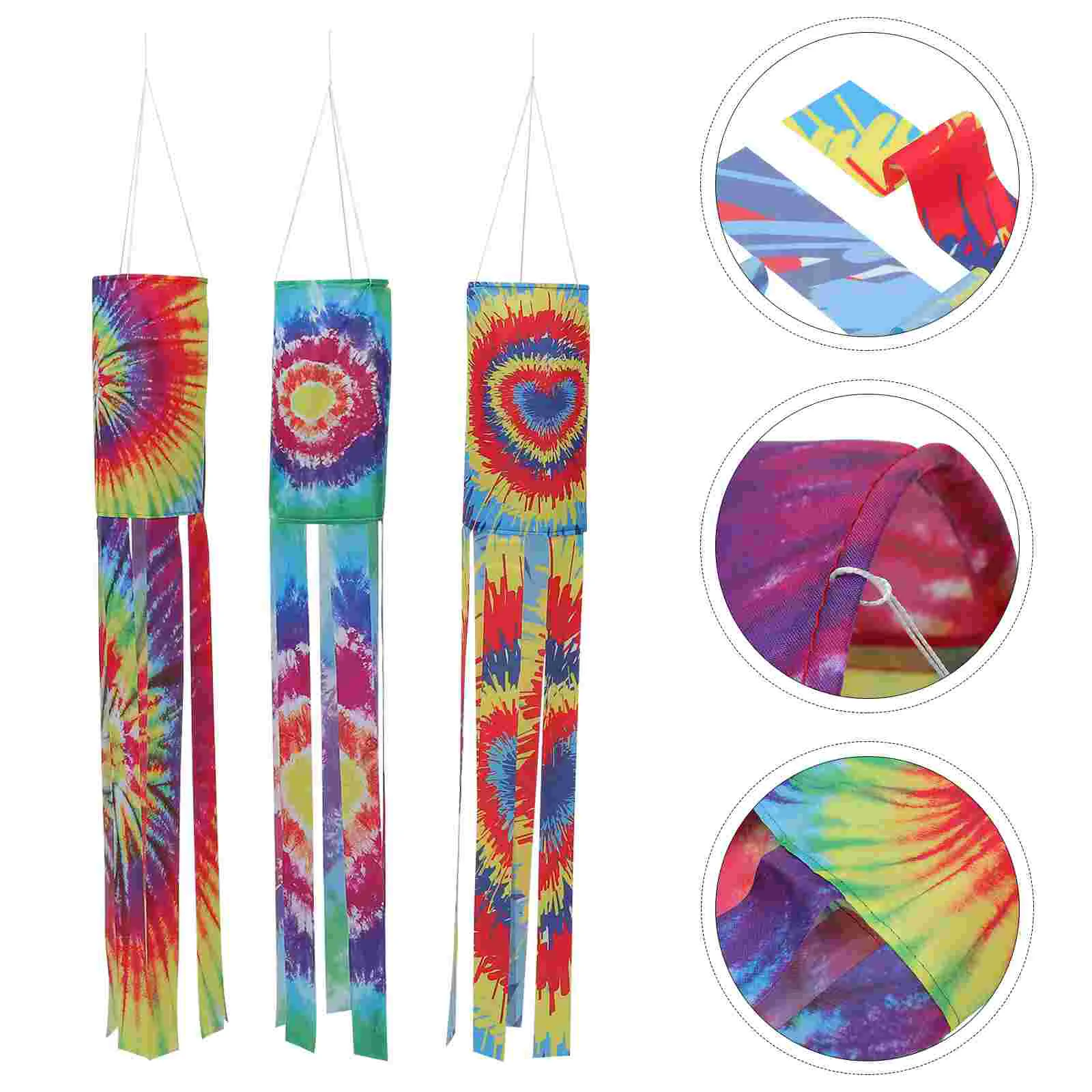 

3 шт., разноцветные подвесные носки-флажки