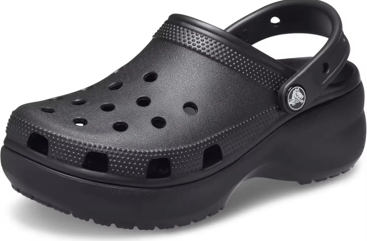 Женские классические туфли Crocs на платформе с мехом толстой подошве Cloud Cave Shoes 206750