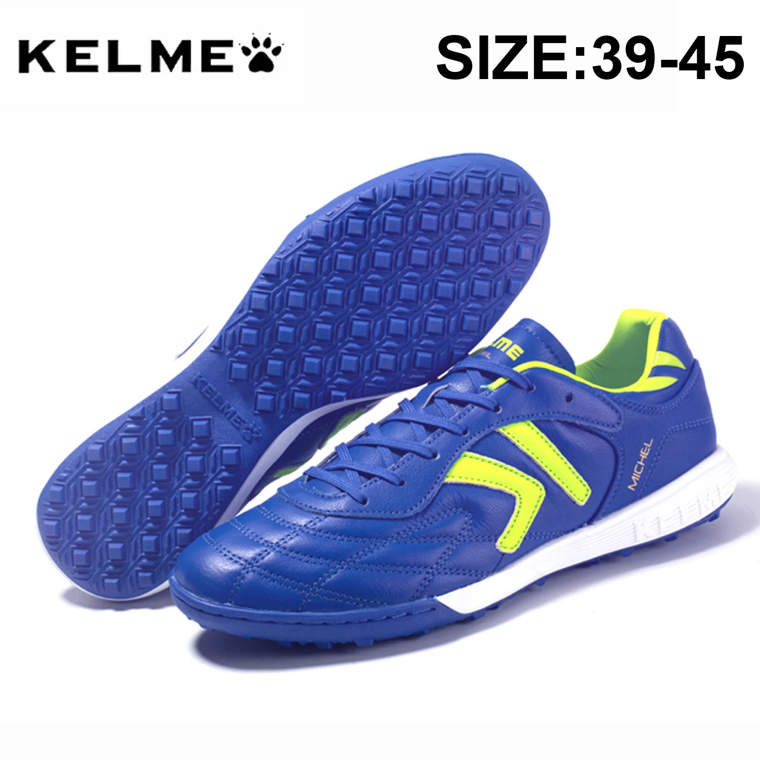 KELME Futsal Football Shoes Professional Competition Sneakers TF Training Sneakers Original Luxury Sneakers Male ZX80011017