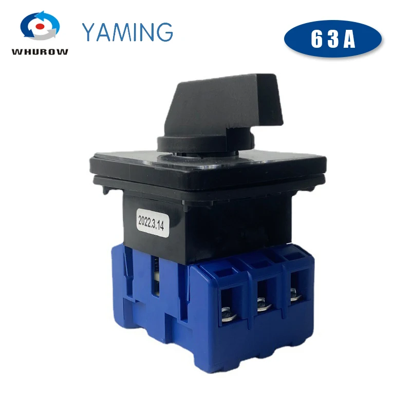 Фото YMD11-63T ВКЛ./ВЫКЛ. 690 В 63 А серебристый контакт 3 фазы 3 P поворотный переключатель кулачковый переключатель прерыватель изолятор отсоединяющий ... №5