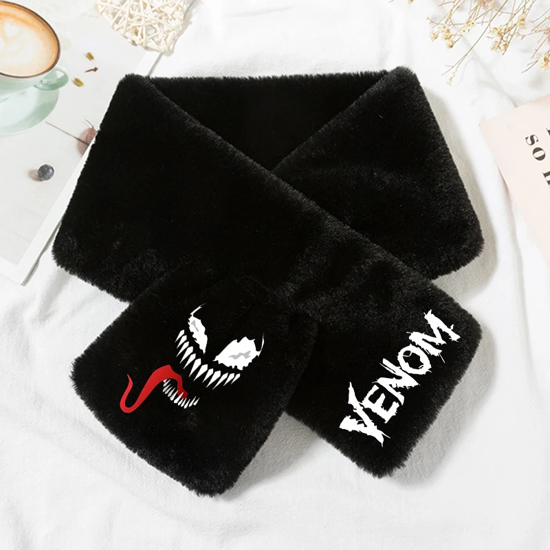 Плюшевый шарф Venoms The Last Dance для мальчиков шейный платок с выражением аниме детский