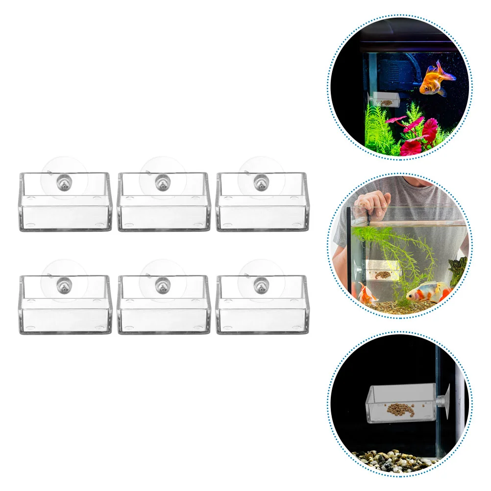 

Feeding Feeder Shrimp Aquarium Dishcup Tube Tank Bowl Reptile Tray Holder Worm Dispenser Bowls Basin Pond Container Clear Red