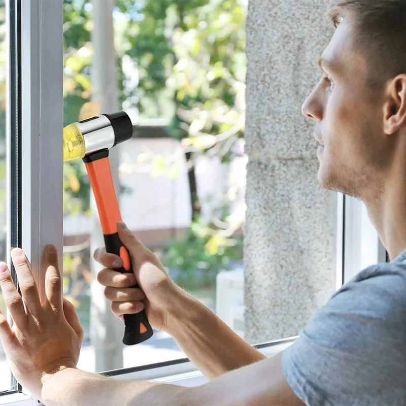 Laminate And Wood Flooring Installation Kit Spacers Tapping Block Pull Bar Fiberglass Handle Mallet 43PCS Durable