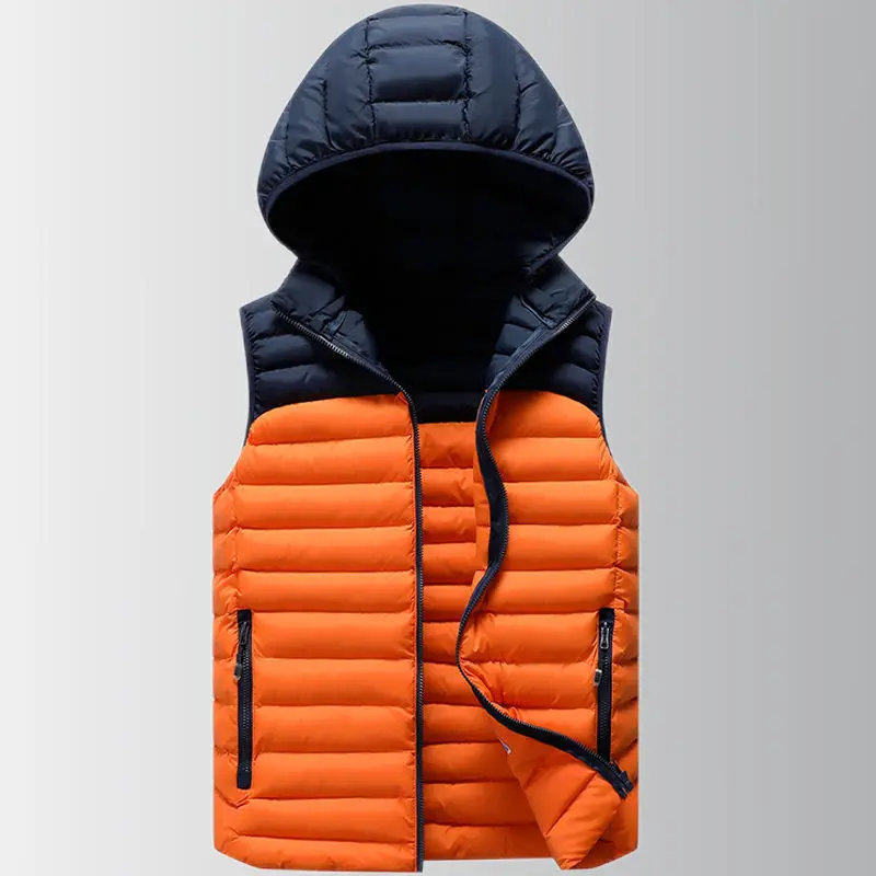 

Fashion Mens Jacket Sleeveless Vest Spring Thermal Soft Vests Casual Coats Male Cotton Men'S Men Thicken Waistcoat Jackets E14