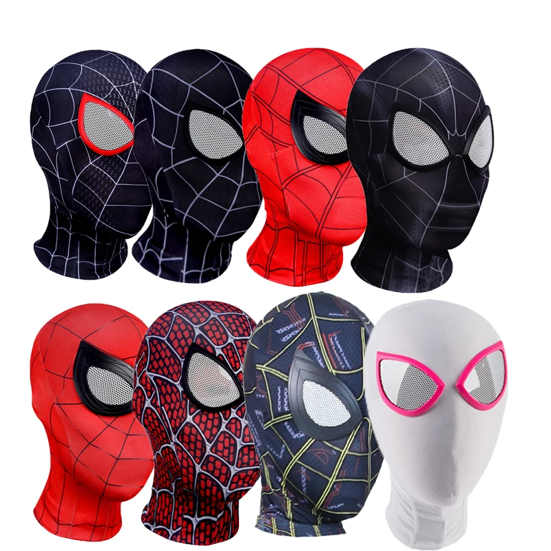 

Супергерои, маски Человека-паука в тему паука, маска Майлса Моралеса, косплей, костюм Питера Паркера, шлем-паука зентай, Человек-паук, возвра...