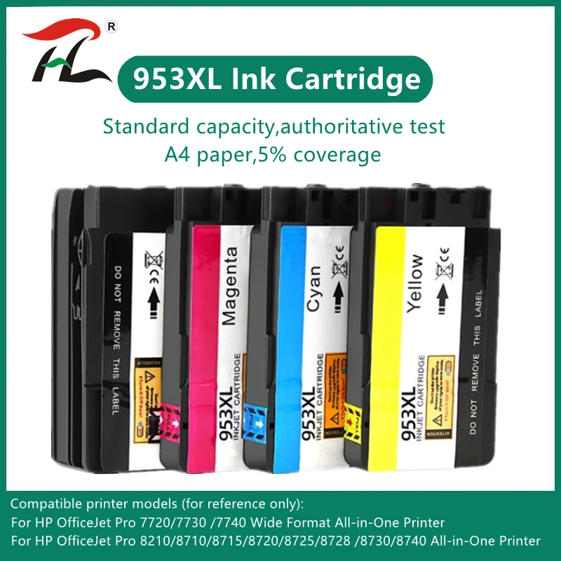 

Совместимый чернильный картридж 953 953XL для принтера HP pro 7740 8210 8218 8710 8715 8718 8719 8720 8725 8728 8730 8740 для hp 953