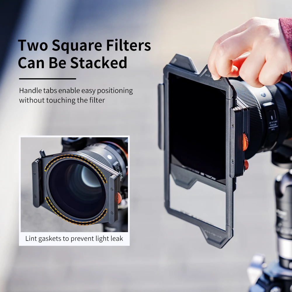 K & F Concept System Pro квадратные фильтры CPL + ND1000 мягкий градиентный фильтр GND8 с