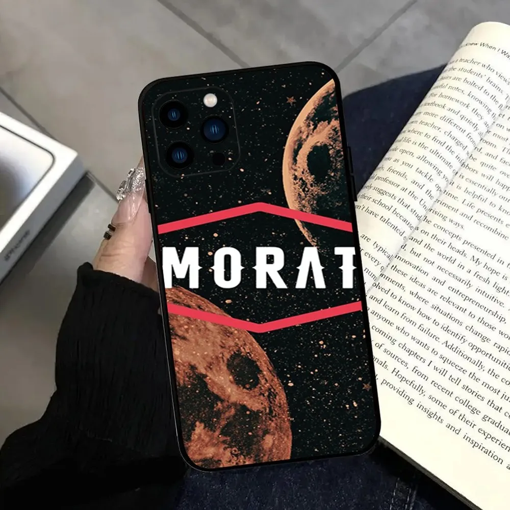 Чехол для телефона Band M-Morat Balas Perdidas iPhone 11 12 13 14 15 Pro Max Mini Plus XS XR X черный силиконовый