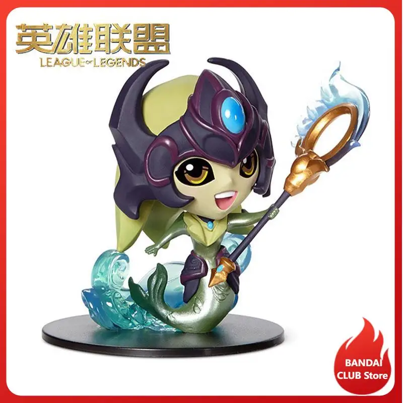 

League of Legends Tide Calling Gina Nami Anime Action Figure Q Version Game Figurine Collection Gift Toys For Chidren Model