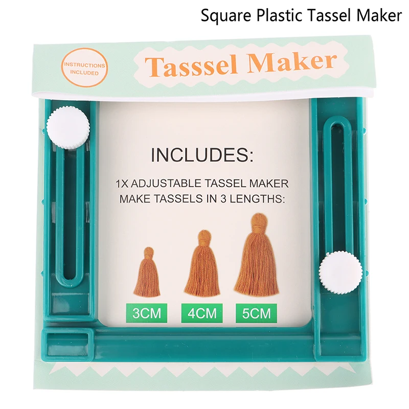 

Квадратная пластиковая кисточка, регулируемый инструмент для кисточек, ручная вязка, сделай сам, ручная работа, регулируемый