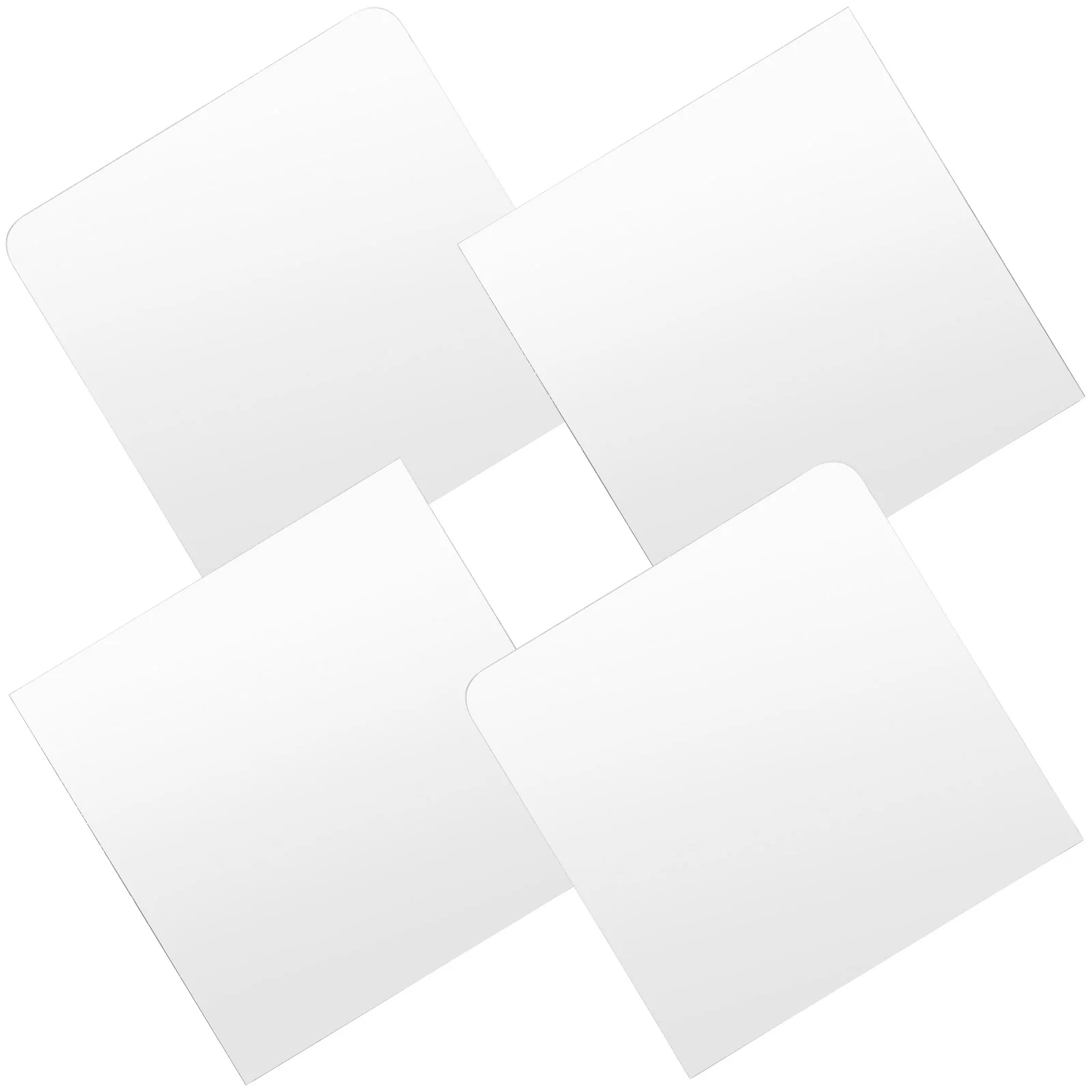 

1 Set Mirror Wall Sticker Mirror Wall Sheet Mirror Tile for Sofa Background Bedroom