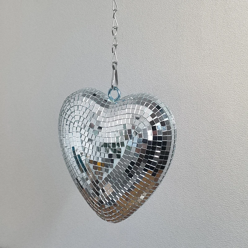 

Фигурки дискошар Love Heart, миниатюрные предметы, милый комнатный декор, комнатный декор, современный эстетический домашний декор, аксессуары для дома