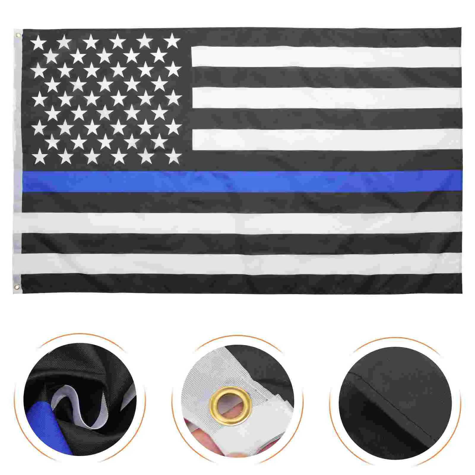 

Flag American Decorboat Usa Garden Polyester Blue Line Outside Flags Boats