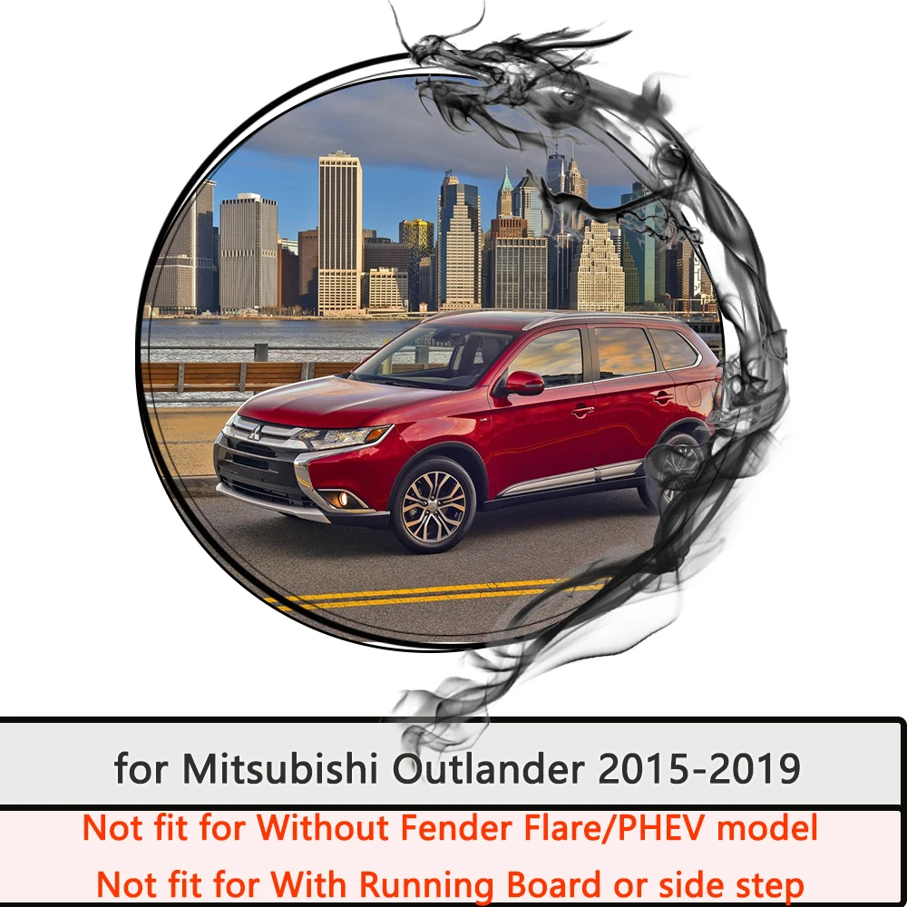 Для Mitsubishi Outlander MK3 2015 2016 2017 2018 2019 брызговики крыло брызговик защита автомобильные