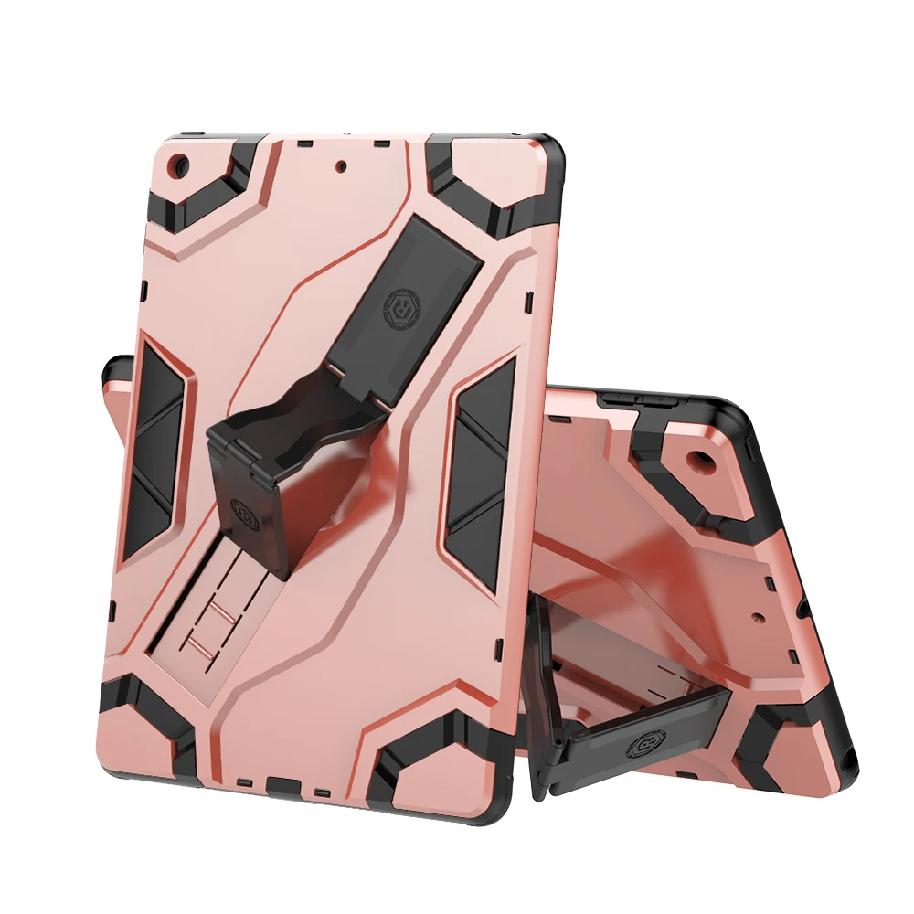 

Armor Shockproof For Apple iPad 10.2 2020 8th Generation (A2270 A2428 A2429 A2430) Case Silicone TPU + PC Holder Case