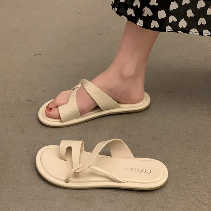 Women's rubber slippers casual slippers summer beach shoes
