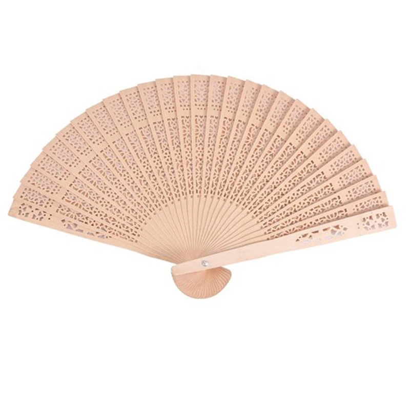 

50Pcs Personalized Engraved Wood Folding Hand Fan Wedding Personality Fans Birthday Baby Party Decor Gifts for Guest