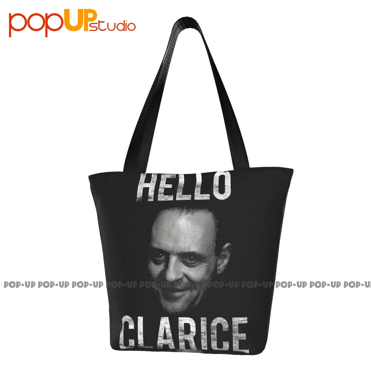 Сумка для покупок большой вместимости с надписью Hello Clarice Hannibal Lecter и Энтони