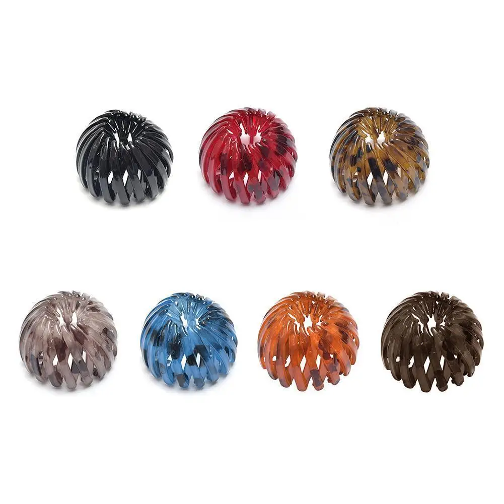 Популярные расширительные заколки для волос в виде птичьего гнезда пластиковые