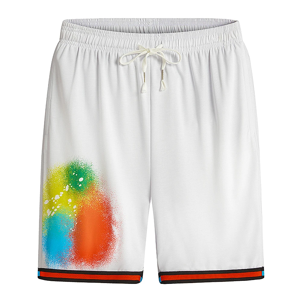 

Спортивные шорты, дышащие повседневные свободные тренировочные Стрейчевые штаны для бега, фитнеса, баскетбола