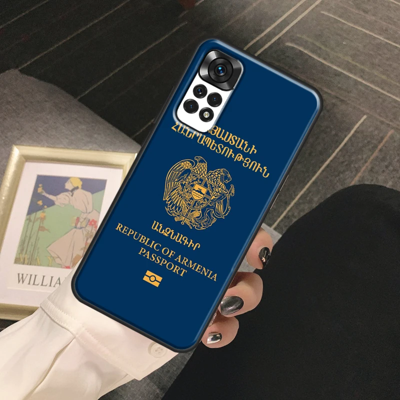 Армения с армянским флагом Funda для Xiaomi Redmi Note 14 9 10 11 12 13 Pro 9S 10S 11S 12S 13C 10C 12C 14C Case