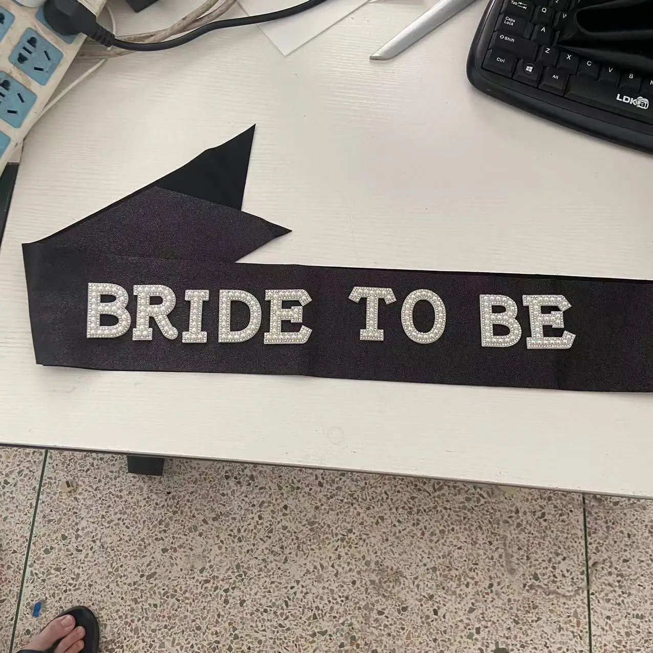 

Новый дизайн 2023, бусины для рукоделия с надписью Bride To Be Sash