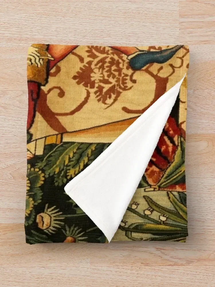 Два загада королевы Боба средневековый гобелен плед одеяло одеяла для пикника