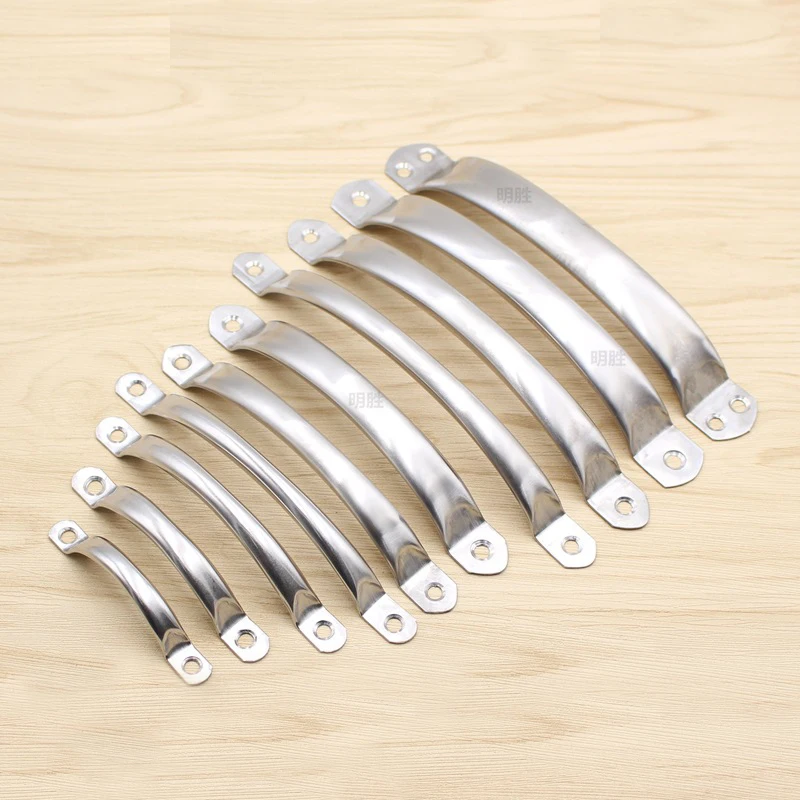 

Stainless Steel Door Handles Cupboard Knob Silver Drawer Pulls Kitchen Cabinet Knobs 65-161mm