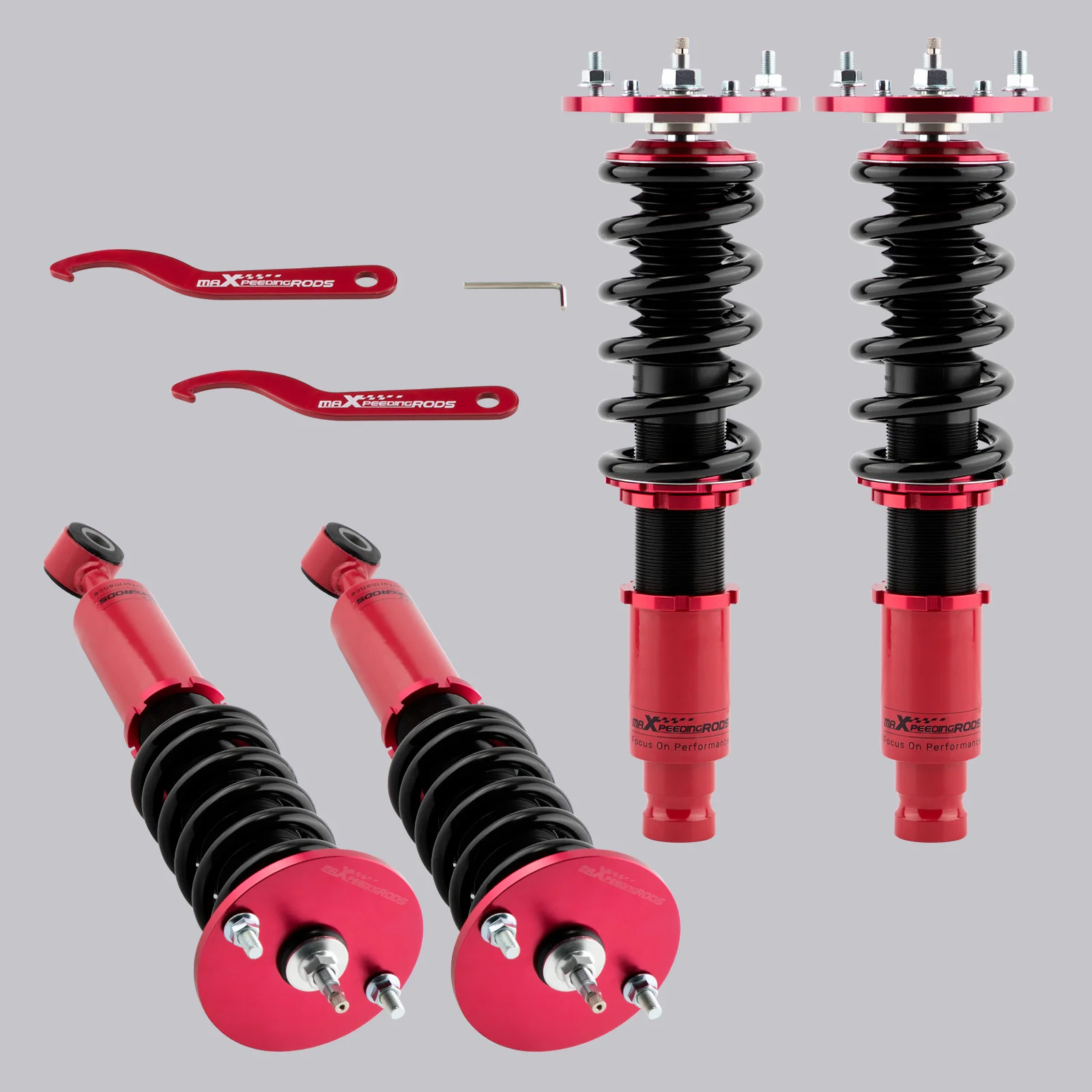 

4 шт./компл. комплекты Coilover для Mitsubishi Eclipse 95-99, 24 уровня, 24 способа, амортизатор амортизатора Adj